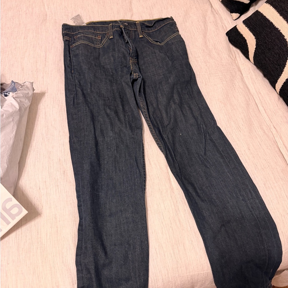 Levi's Dark Blue Straight Leg Women's Jeans